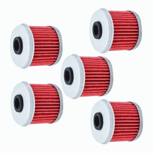 Solid Spare 5x Oil Filter Fit For Honda TRX450R CRF150R CRF150RB CRF250X/R CRF450X CRF450R