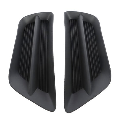 Solid Spare For Honda Accord Sedan 13-15 Pair Bumper Plastic Black Housing Fog Light Covers