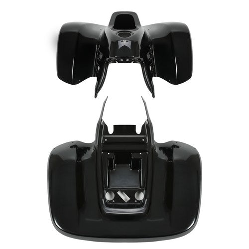 Solid Spare FOR 1993 - 2005 HONDA TRX90 BLACK ABS PLASTIC FRONT & REAR FENDERS SET