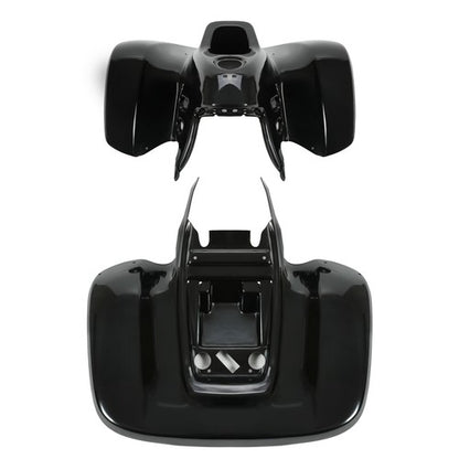 Solid Spare FOR 1993 - 2005 HONDA TRX90 BLACK ABS PLASTIC FRONT & REAR FENDERS SET