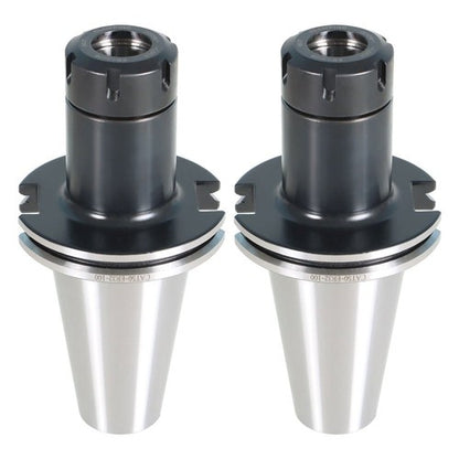 Solid Spare 2PC 4" 100mm New Gage Length Tool Holder CAT50 ER32 COLLET CHUCK For CNC Milling