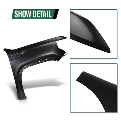 Solid Spare Fender Front Right Passenger Side GM1241413 Fit For 2019-2025 GMC Sierra 1500