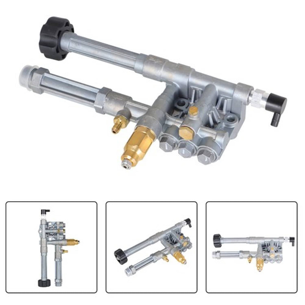 Solid Spare RMW2G20 RMW2.2G24 RMW2G23B Fits For RMW/SRMW Series Pressure Washer Pump Head