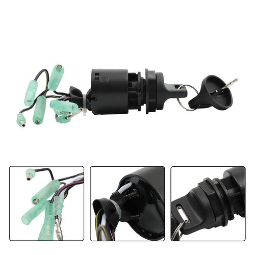 Solid Spare Ignition Switch Control Assembly W/Key Part For Honda outboard 35100-ZV5-013