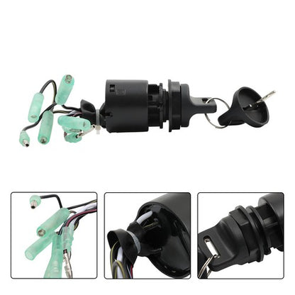Solid Spare Ignition Switch Control Assembly W/Key Part For Honda outboard 35100-ZV5-013