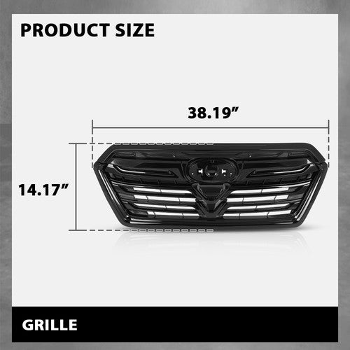 Solid Spare Fit For 2022-2024 Subaru Forester Sport Front Bumper Grille Grill J1010SJ260