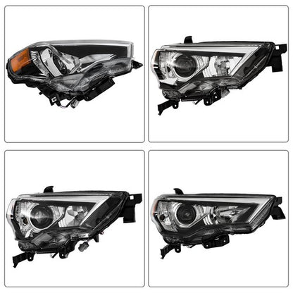 Solid Spare Front Headlight Headlamp For Toyota 4Runner 2021 2022 Right Side Clear Lens RH