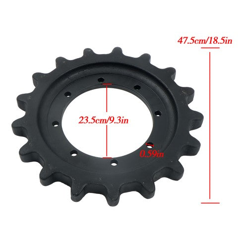 Solid Spare Drive Sprocket fits New Holland Gehl CA963 /87447232 /fits Case 87460888