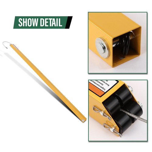 Solid Spare 350 lbs Sided Tailgate Utility Trailer Gate & Ramp Lift Assist System 2 Sided