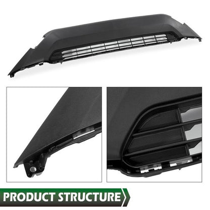 Solid Spare Fit For 2019-2022 Toyota RAV4 Black Front Bumper Lower Grill Grille TO1036209