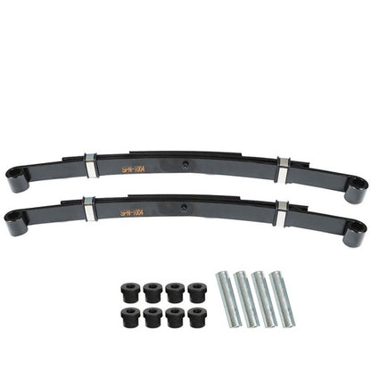 Solid Spare (Set of 2) Heavy Duty Rear Leaf Springs For EZGO TXT 1996-2013 Golf Cart