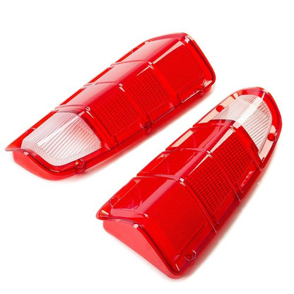Solid Spare For 1972-1980 Dodge Truck / Plymouth Power Wagon Tail Light Lens Only Pair LH RH