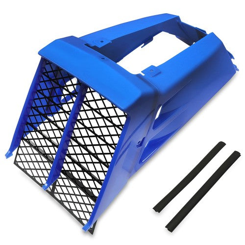Solid Spare Blue Grille Front & Rear Fenders + Gas Tank Plastics Kits For Yamaha Banshee 350