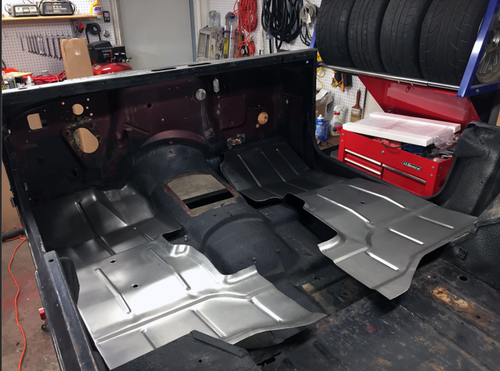 Solid Spare Front & Rear Floor Pans 4PC Kit For Jeep CJ7 CJ8 Scrambler & YJ Wrangler 76-96