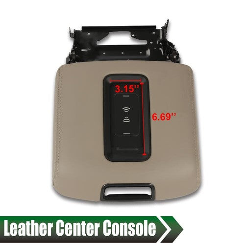 Solid Spare Fit For 15-19 Suburban Yukon Wireless Charging Center Console Armrest Lid