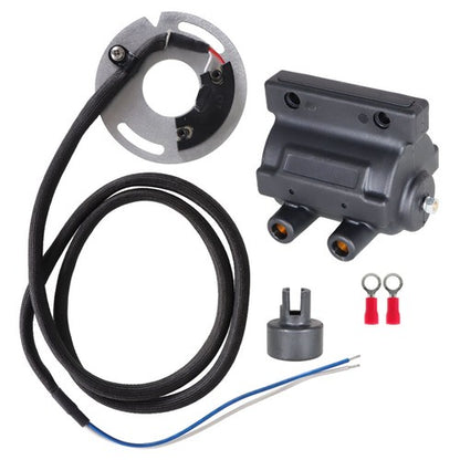 Solid Spare Fit For Sportster 883 1971 1986-2003 Ignition Coil Kit Dual Fire DSK6-1