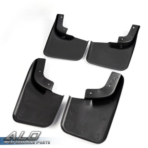Solid Spare Front Rear Set Splash Mud Guards Flaps Fit for 04-14 Ford F-150 w/ Fender Flares