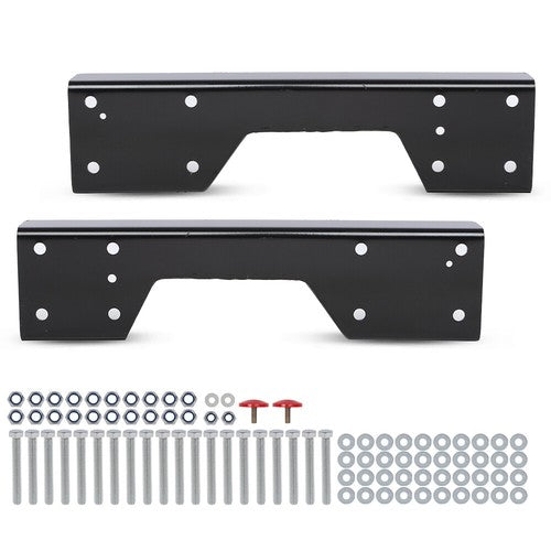 Solid Spare Fit For 1988-1998 Chevy/GMC C1500 Bolt-on Rear Axle Lowering C-Notch Bracket Kit
