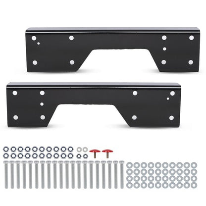 Solid Spare Fit For 1988-1998 Chevy/GMC C1500 Bolt-on Rear Axle Lowering C-Notch Bracket Kit