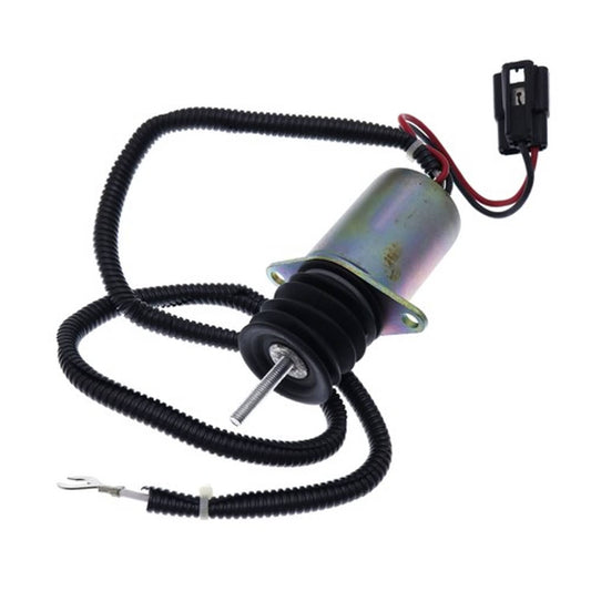 Solid Spare New Fuel Shutoff Solenoid AM124379 AM124377 for John Deere 655 755 855 856 955