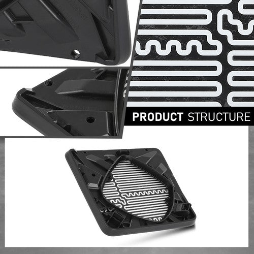 Solid Spare Fit For 08-16 Ford F250 350 450 Super Duty Upper Heated Tow Mirror Glass LH RH