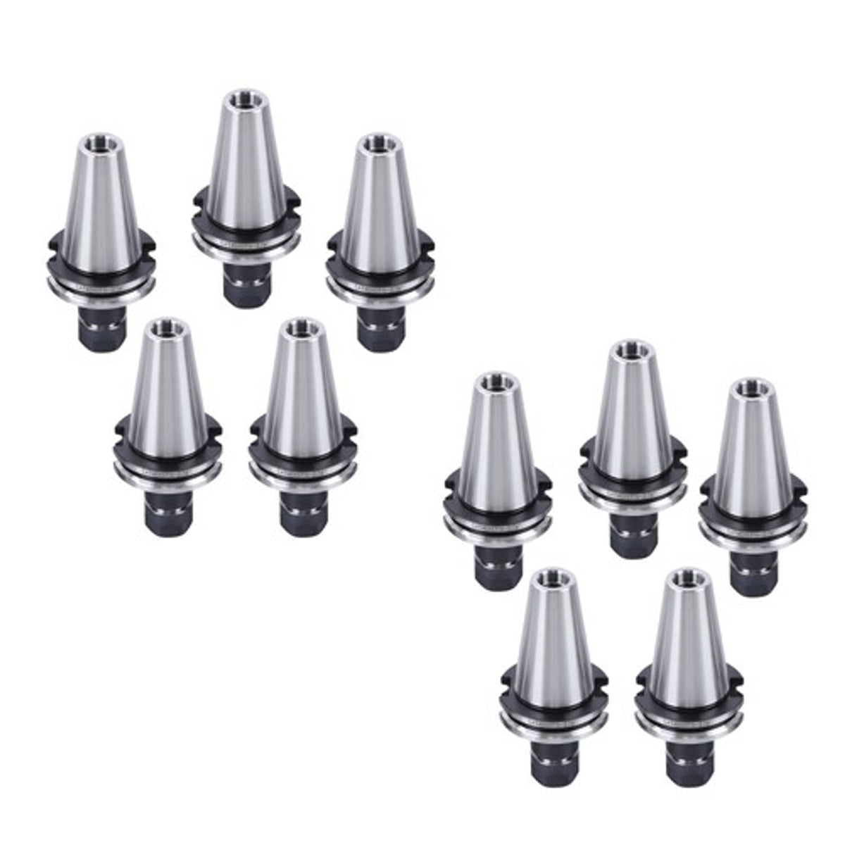 Solid Spare Collet Chuck 70mm 2.76" G2.5 20000RPM CNC Milling Tool 10× CAT40-ER16