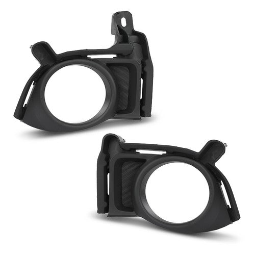 Solid Spare Fit For 2014 2015 2016 Toyota Highlander Front Bumper Fog Light Bezel Lamp Trim