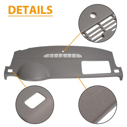 Solid Spare Dash Cover Cap Gray For Avalanche Suburban Tahoe Yukon 2007-2014