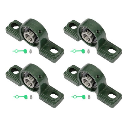 Solid Spare New 4Pcs UCP202-10 Pillow Block Mounted Ball Bearing 5/8" Bore Cast Iron Base