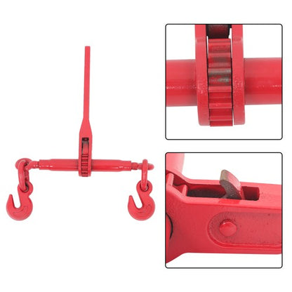 Solid Spare 3/8in-1/2in×10ft G80 Chain and Bundle Kit Steel Red 9215lbs Width 24-31in Steel