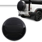 Solid Spare Fit For 20-23 Land Rover Defender Spare Tyre Tire Cover Wheel Cover Black