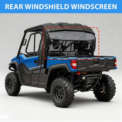 Solid Spare For Yamaha Viking 700 2013-Up 2014 15 16 UTV Tinted Rear Windshield Windscreen