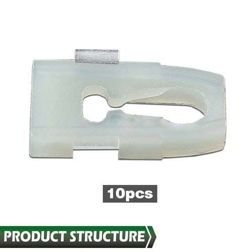 Solid Spare Fit For 1977-1990 Dodge Trucks Ramchargers Body Side Belt Molding Trim Clips