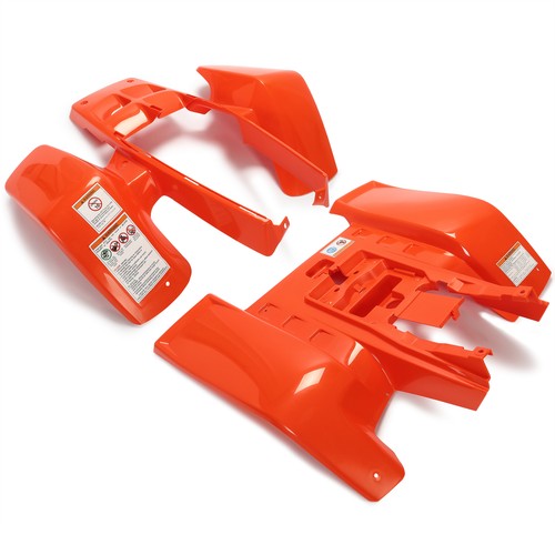 Solid Spare Orange Front & Rear Fenders Plastic Body Kit For 87-06 Yamaha Banshee 350 YFZ350