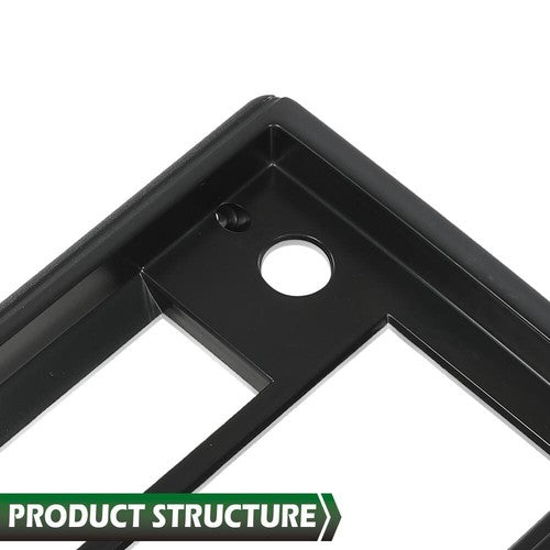 Solid Spare Radio Face Plate Black Fit For 81-88 Chevy El Camino Monte Carlo GMC Caballero