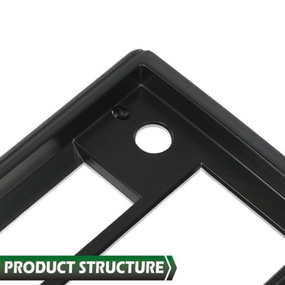 Solid Spare Radio Face Plate Black Fit For 81-88 Chevy El Camino Monte Carlo GMC Caballero