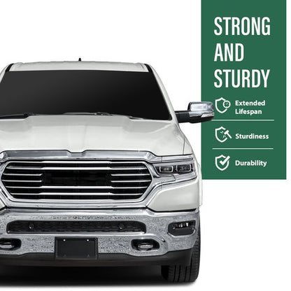 Solid Spare Front Bumper Fog Light Lamp Bracket Fit For 2019-2024 Ram 1500 Left+Right Side