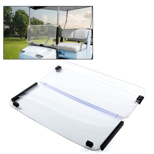 Solid Spare For 1985-1995 Yamaha G2 / G9 Models Clear Folding Golf Cart Windshield