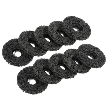 Solid Spare 10 Pieces of 4.5inch x 7/8 inch Black Diamond Grinding Discs for Angle Grinder