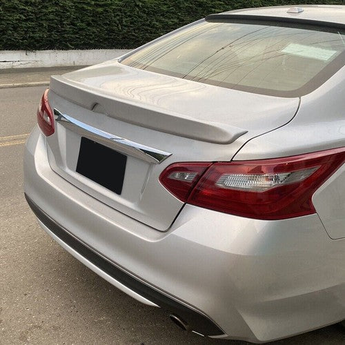 Solid Spare For 2016-2018 Nissan Altima Sedan Primer ABS Rear Trunk Spoiler Wing Plastic
