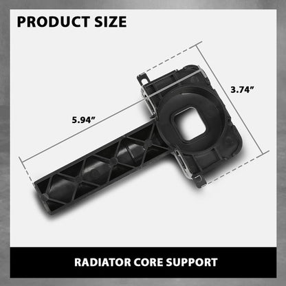 Solid Spare Lower Radiator / Core Support Mount Bracket Fit For 12-18 Audi A6 A7 4G0805201