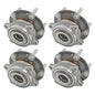 Solid Spare 4pcs AWD For Hyundai Santa Fe 2007-14 Sorento 11-15 Front Rear Wheel Hub Bearing