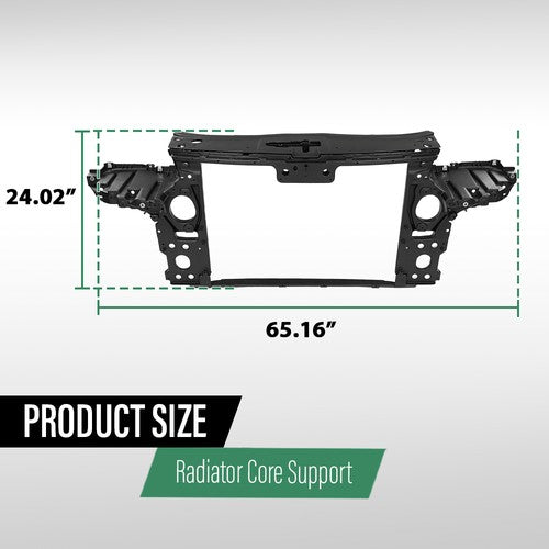 Solid Spare Fit For 2003-2010 Porsche Cayenne Radiator Support Frame Bracket 95550559402