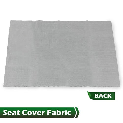 Solid Spare Universal 23.8" x 36" Motorcycle Scooter ATV Waterproof Seat Cover Cushion Black