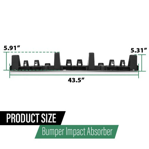 Solid Spare Fit For 11-21 Jeep Grand Cherokee Dodge Durango Rear Bumper Impact Absorber