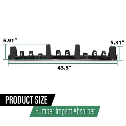 Solid Spare Fit For 11-21 Jeep Grand Cherokee Dodge Durango Rear Bumper Impact Absorber