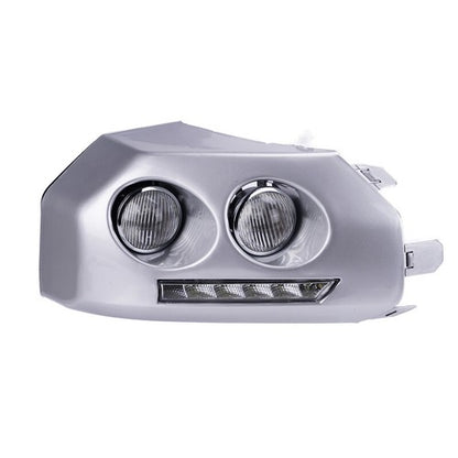 For 2007-14 Toyota Fj Cruiser Chrome LED Bumper Fog Light DRL W/Wiring+Bulbs 2pc