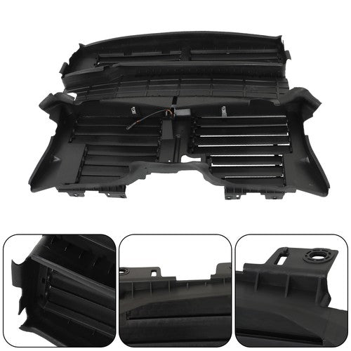 Solid Spare For Ford Lincoln MKX 2016-18 2.7L 3.7L FA1Z8475C Radiator Grille Shutter W/Motor