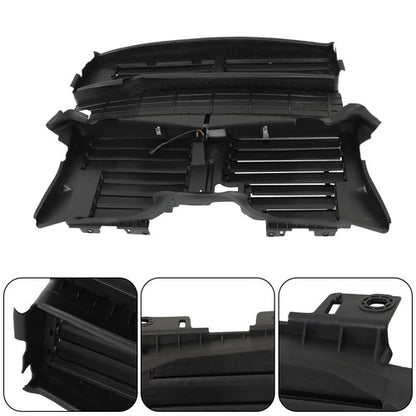 Solid Spare For Ford Lincoln MKX 2016-18 2.7L 3.7L FA1Z8475C Radiator Grille Shutter W/Motor
