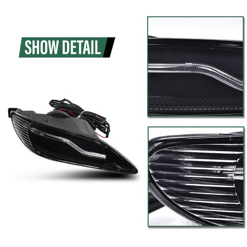 Solid Spare Fit For 2005-2008 Toyota Corolla/02-04 Camry LED Bumper Fog Lights Driving Lamps